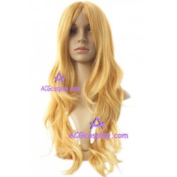 Women's Gold 70cm Long Curly Fashion Wig cosplay wig