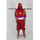 Power Rangers Red Ninjetti Ninja Ranger Cosplay Costume dark red version