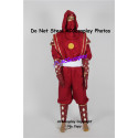 Power Rangers Red Ninjetti Ninja Ranger Cosplay Costume dark red version