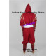 Power Rangers Red Ninjetti Ninja Ranger Cosplay Costume dark red version