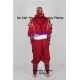 Power Rangers Red Ninjetti Ninja Ranger Cosplay Costume dark red version