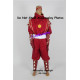 Power Rangers Red Ninjetti Ninja Ranger Cosplay Costume dark red version