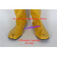 Mighty Morphin Power Rangers Yellow Ninjetti Ranger yellow ninja Cosplay shoes boots