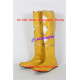 Mighty Morphin Power Rangers Yellow Ninjetti Ranger yellow ninja Cosplay shoes boots