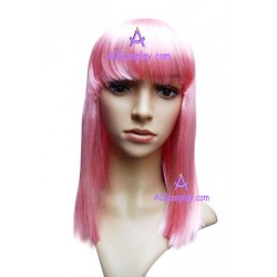 Women's Pink 45cm Long And Straight Fashion Wig cosplay wig