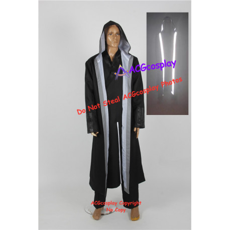 Tron Legacy Cosplay Kevin Flynn Cosplay Costume with fluorescent strip