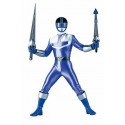 Power rangers Time Force Blue suit cosplay costume with cosplay boots shoes