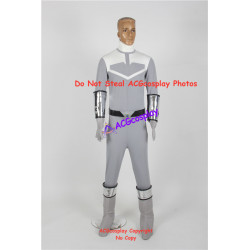 Power Rangers Time Force silver ranger Joe silver time force ranger cosplay costume