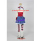 Harley quinn cosplay costume from dc comics include boots covers