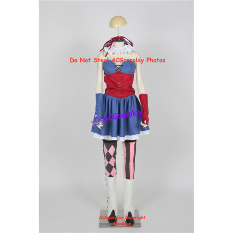 Harley quinn cosplay costume from dc comics include boots covers