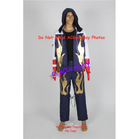 Tekken 4 Jin Kazama hoodie jacket cosplay costume whole set include gloves