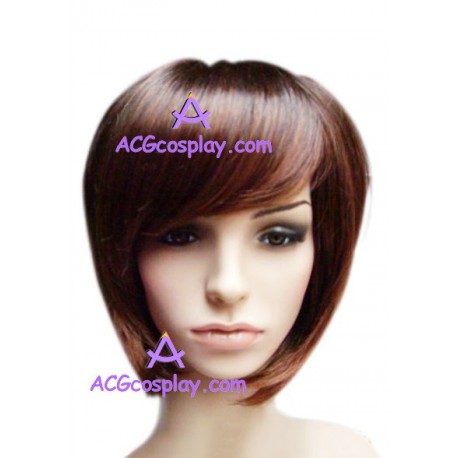 Women's Tan 24cm Short Straight Wig cosplay wig