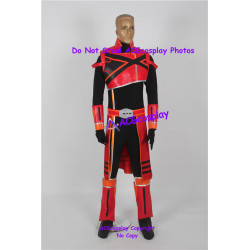 Power rangers spd dekaranger cosplay costume with boots covers