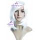 Women's White 40cm Curly Fashion Wig cosplay wig