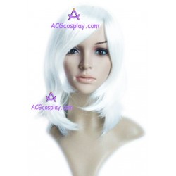 Women's White 40cm Curly Fashion Wig cosplay wig