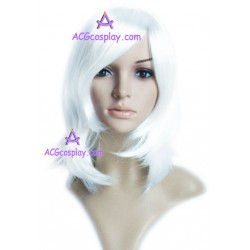 Women's White 40cm Curly Fashion Wig cosplay wig
