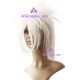 Women's White Short Straight version1 Cosplay Wig