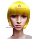 Women's Yellow 24cm Short Straight Wig cosplay wig