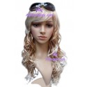 Women's Yellow 54cm Long Wavy Wig cosplay wig