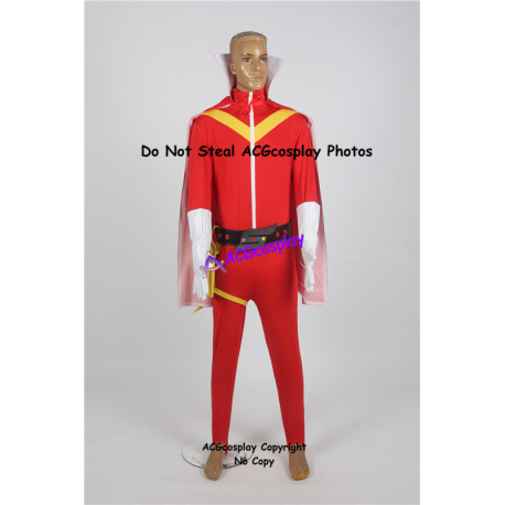 Power rangers Tsuyoshi Kaijo Aka Ranger goranger cosplay costume Himitsu Sentai Goranger cosplay