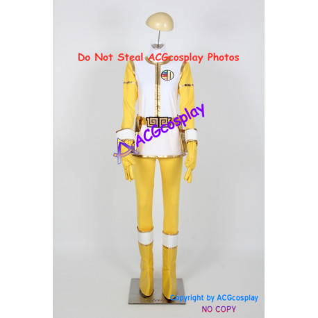 Gosei Sentai Dairanger Cosplay Costume for yellow ranger cosplay include boots covers