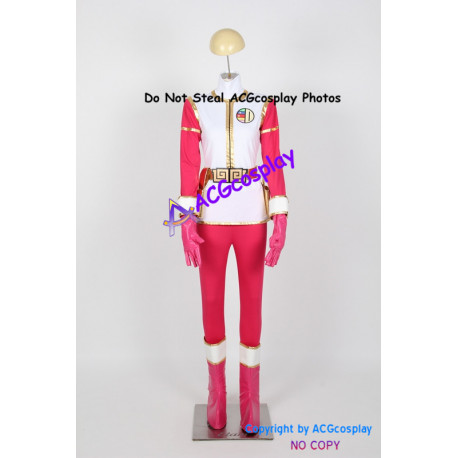 Gosei Sentai Dairanger Cosplay Costume for pink ranger cosplay include boots covers