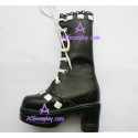 Black Martin of bud silk boots lolita shoes boots cosplay shoes