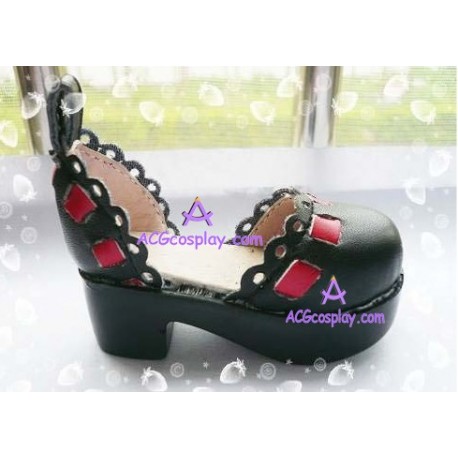 Black Martin of bud silk boots version1 lolita shoes boots cosplay shoes