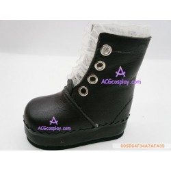 Black Martin of bud silk shoes version3 lolita shoes boots cosplay shoes