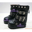 Black Martin of bud silk shoes version4 lolita shoes boots cosplay shoes