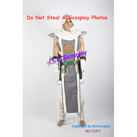 Soul Calibur Zasalamel Cosplay Costume include shoulder armors props