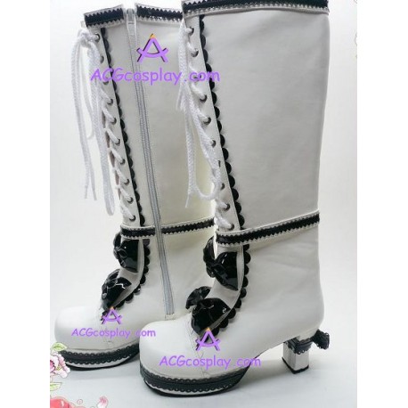 Bowknot brand dress boots version2 lolita shoes boots cosplay shoes