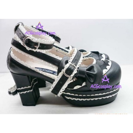 Bowknot brand dress shoes lolita shoes boots cosplay shoes