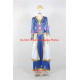 LOL League of Legends Queen Ashe Cosplay Costume blue set