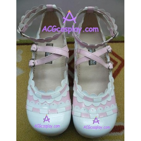 Clasp princess shoes lolita shoes boots cosplay shoes