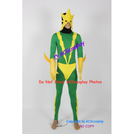 Marvel Comics Electro Cosplay Costume with mask prop