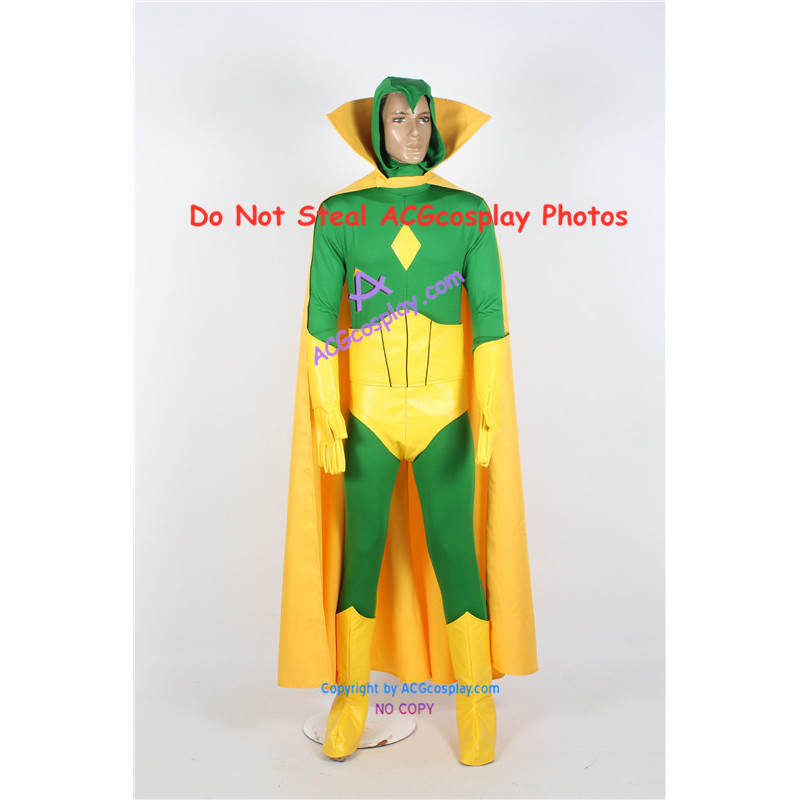 Marvel Comics Vision Victor Shade Cosplay Costume