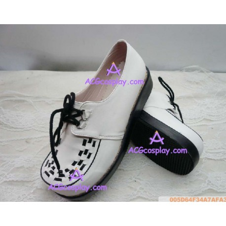Japanese pop Punk chalaza LOLITA white princess leisure shoes version2 lolita shoes boots