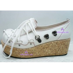 Japanese pop Punk chalaza LOLITA white princess leisure shoes version3 lolita shoes boots