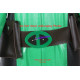 Marvel Comics Deadpool Cosplay Costume green lantern style faux leather made