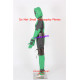Marvel Comics Deadpool Cosplay Costume green lantern style faux leather made