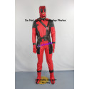 Marvel Comics Deadpool Cosplay Costume faux leather include boots covers