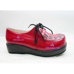 Japanese pop Punk LOLITA red chalaza princess leisure shoes lolita shoes boots