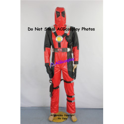 Marvel Comics Deadpool Cosplay Costume faux leather made
