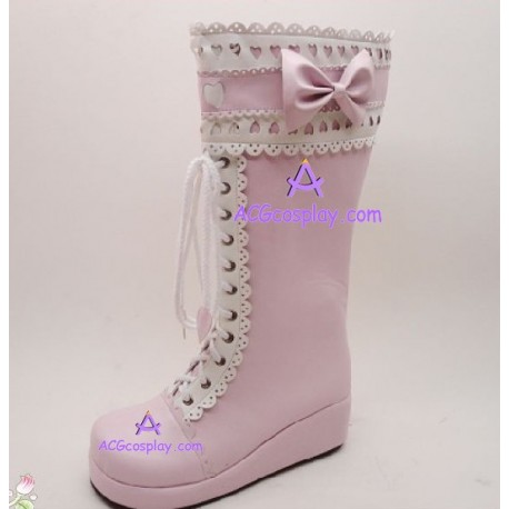 KERA VR Princess boots  white dress lolita shoes boots  cosplay shoes