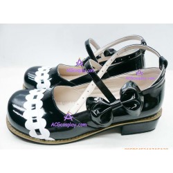 KERA VR Princess boots dress black bowknot lolita shoes boots cosplay shoes