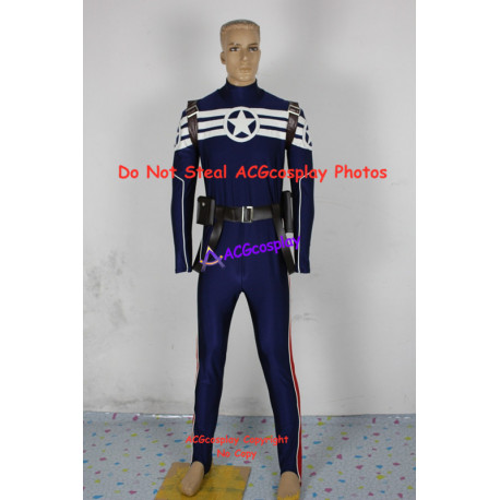 Marvel Comics Captain America Steve Rogers Cosplay Costume