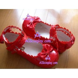 KERA VR Princess boots dress red bowknot lolita shoes boots cosplay shoes
