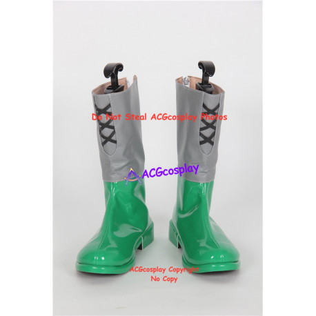 Ancient Warriors Legacies of Olympus green set cosplay shoes boots