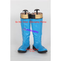 Power Rangers Ninja Storm Tori Hanson blue wind ranger shoes cosplay shoes boots